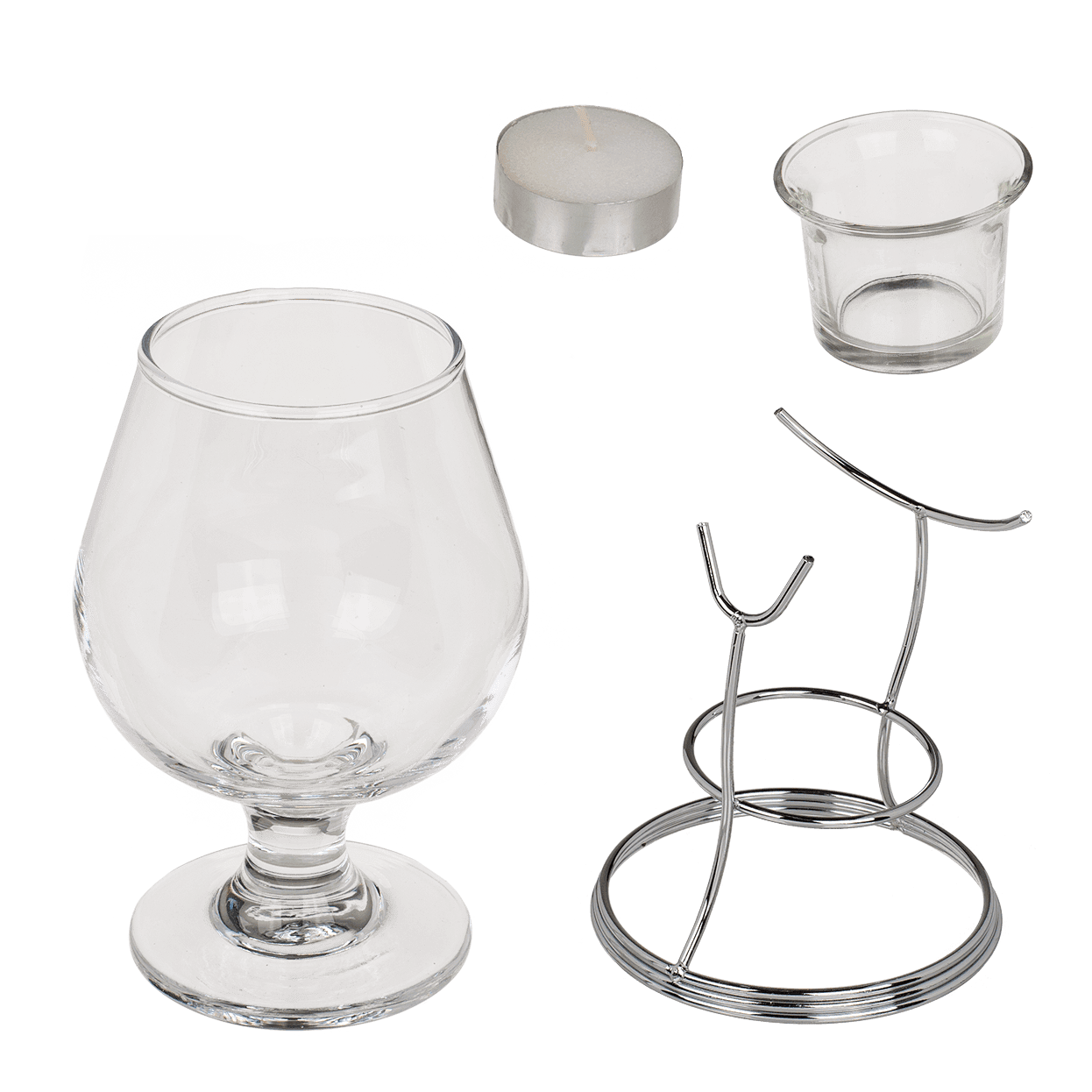 Cognac Verwarmer - Set