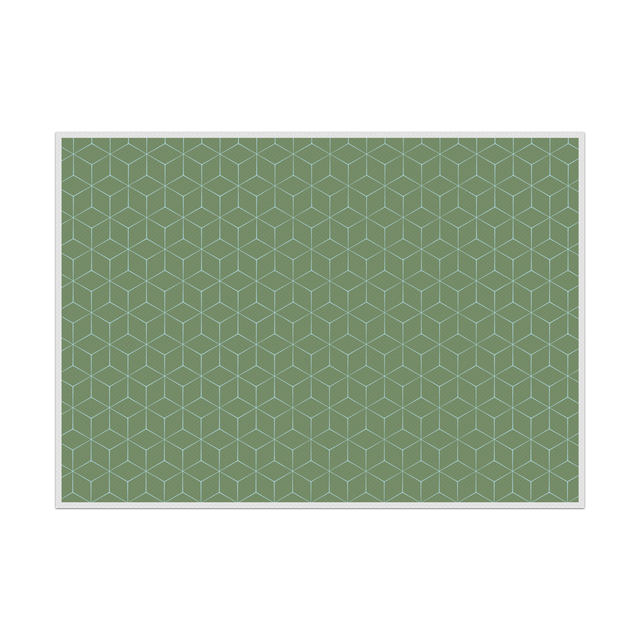 Placemat IEZZY hexagon groen