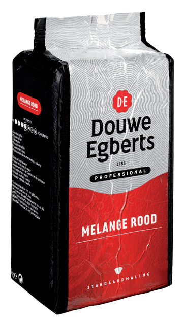 Koffie Douwe Egberts standaardmaling Melange Rood 1kg