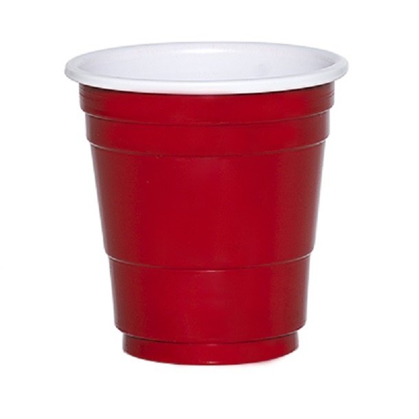 Mini Red Shot Cups - 59ml - Rood  (20st)