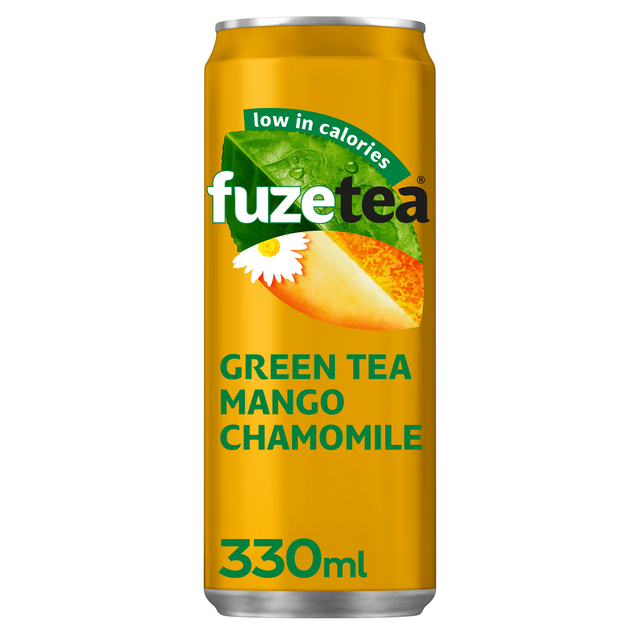 Frisdrank Fuze Tea Green Tea mango chamomile blik 330ml