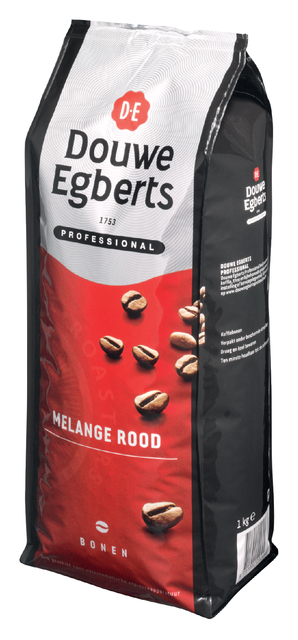 Koffie Douwe Egberts bonen Melange Rood 1kg