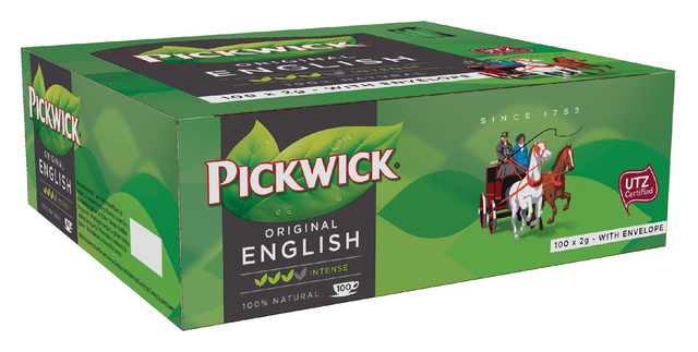 Thee Pickwick engelse melange 100x4gr zonder envelop