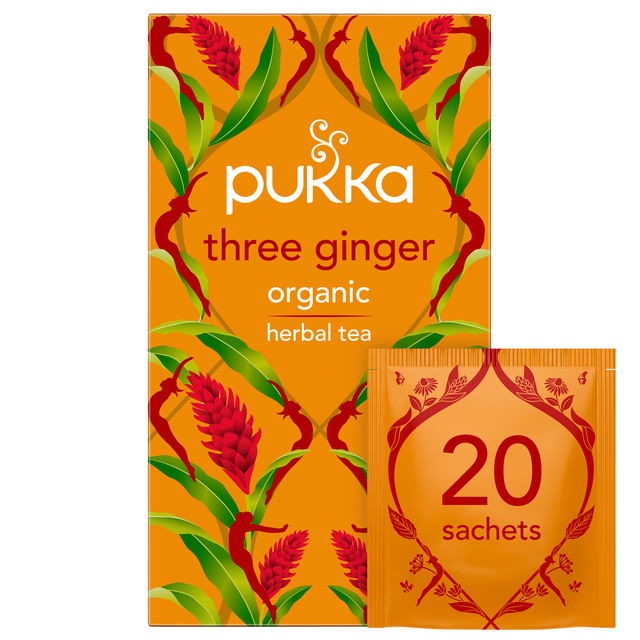 Thee Pukka ginger 20 zakjes