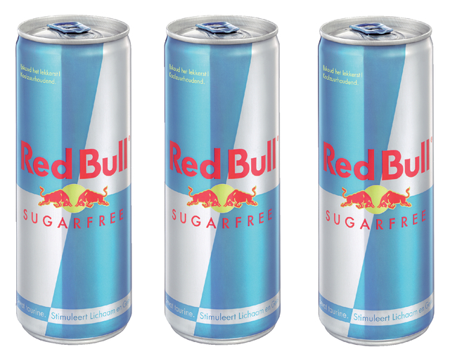 Energiedrank Red Bull sugarfree blik 250 ml