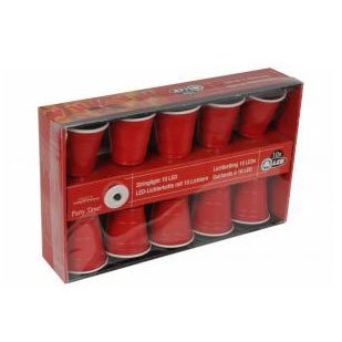 Red Cup LED Lichtsnoer - Lichtslinger - Beer pong bekers