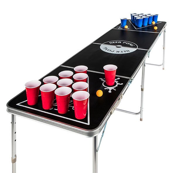 Bierpong Tafel - Beer Pong Table - Opvouwbaar en draagbaar als koffer