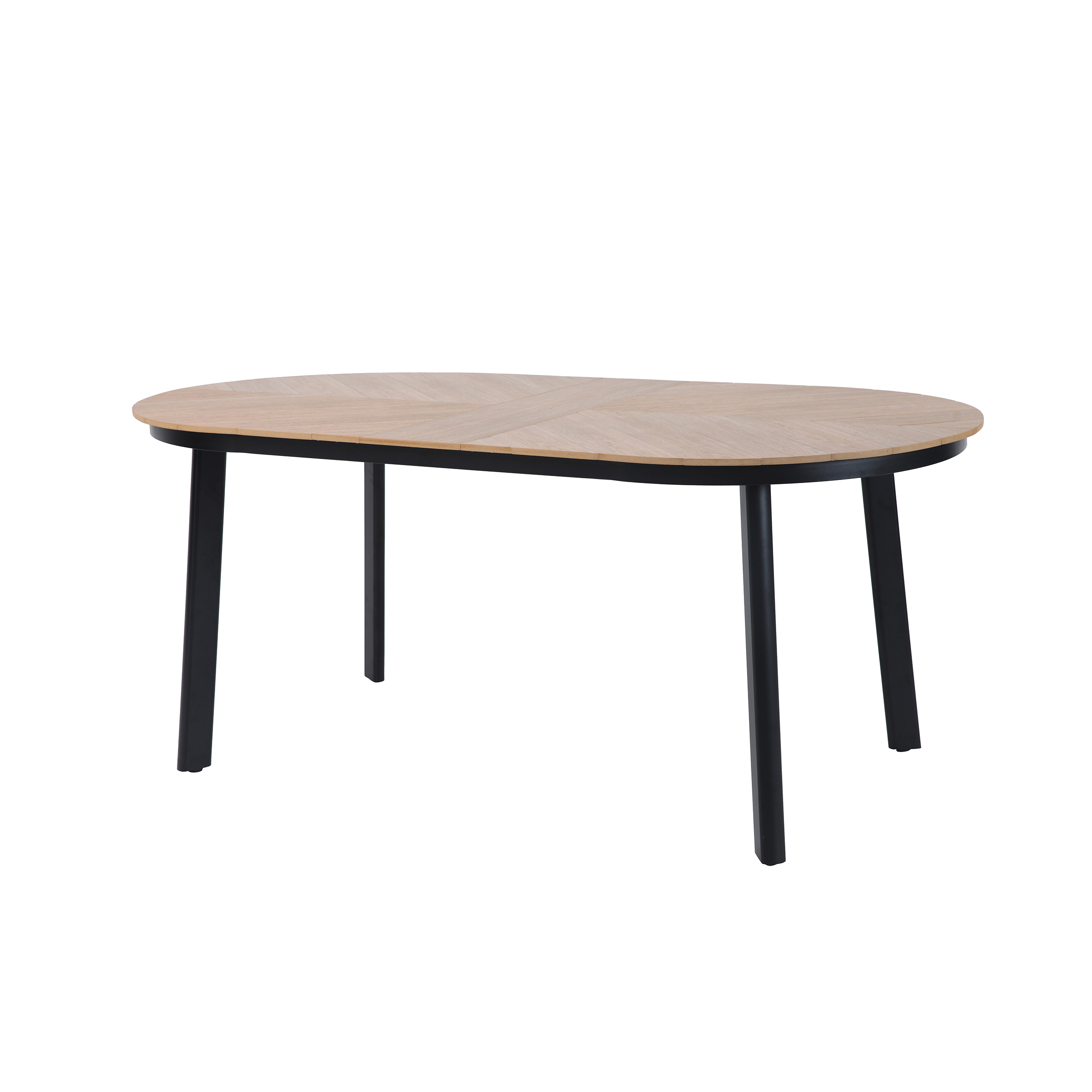 Polly Dining Tuintafel - Zwart-Wood