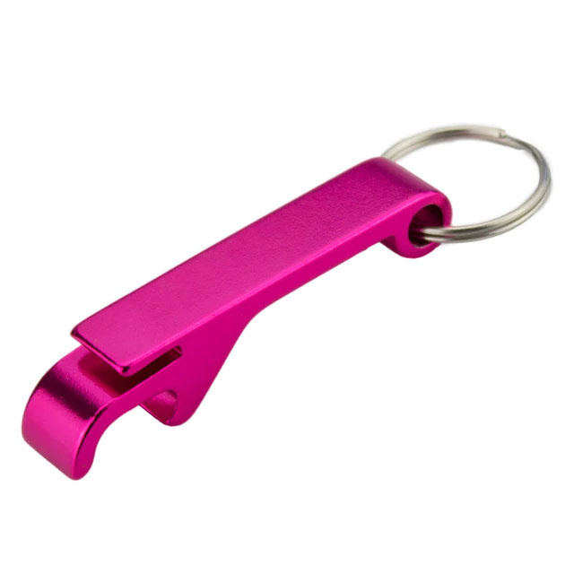 Bieropener Sleutelhanger - Flesopener - Roze