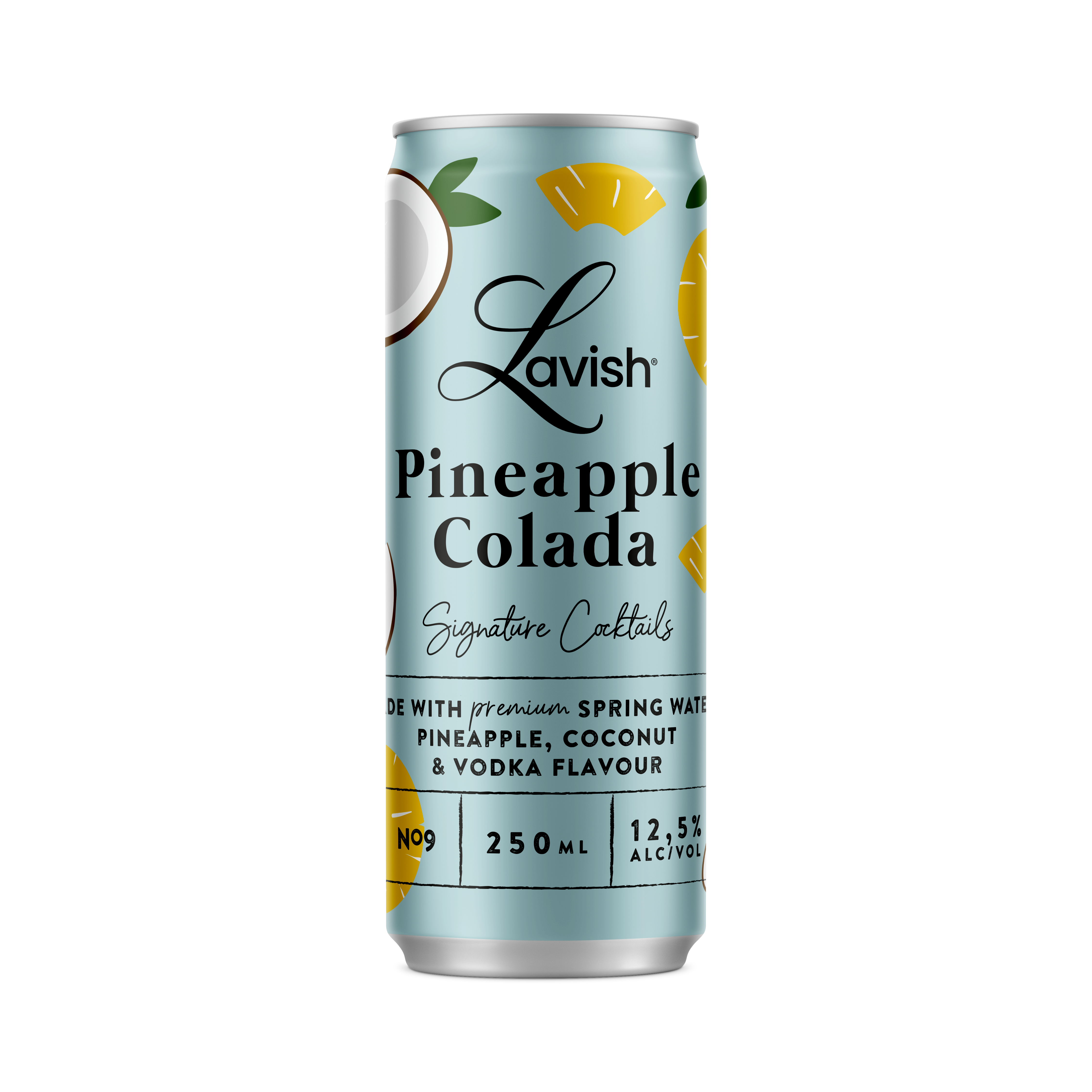 Lavish Pineapple Colada Signature Cocktail - 250ml - 12,5% alc.