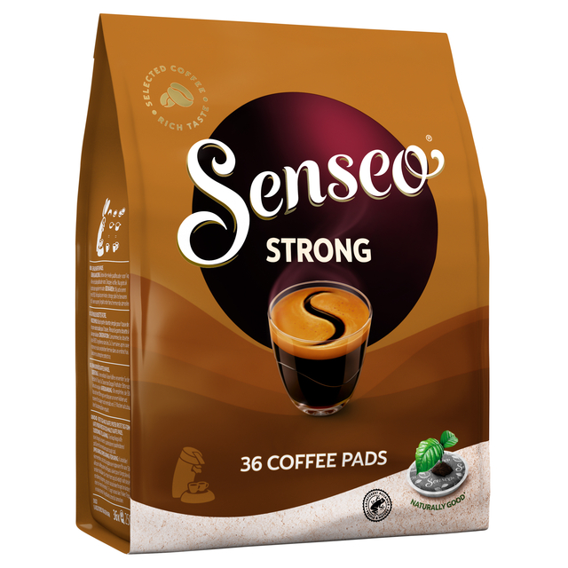 Koffiepads Douwe Egberts Senseo strong 36 stuks