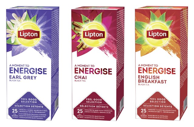 Thee Lipton Energise earl grey 25x1.5gr