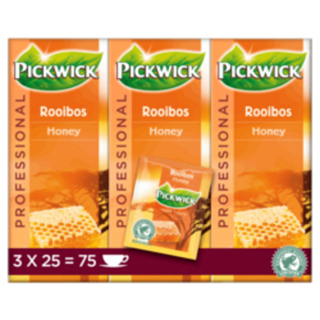 Thee Pickwick rooibos honey 25x1.5gr